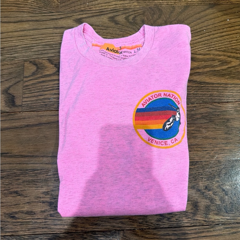 Aviator Nation Pink T-Shirt